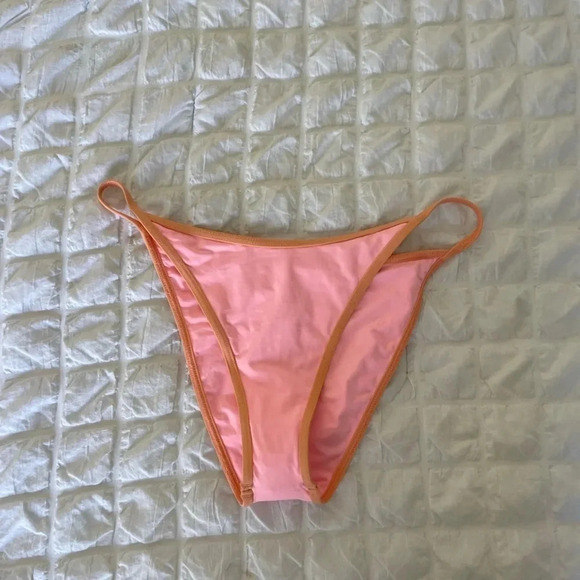 L*Space Tommy pink high waisted bikini bottom - Picture 4 of 9